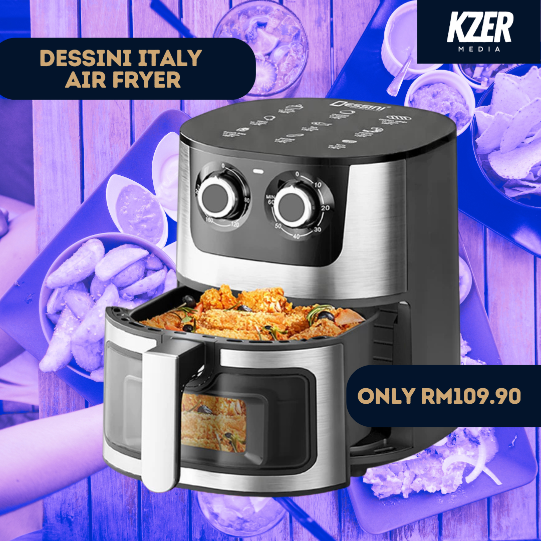 Golden Crisp, Zero Hassle – DESSINI 4.5L Air Fryer Is Here.